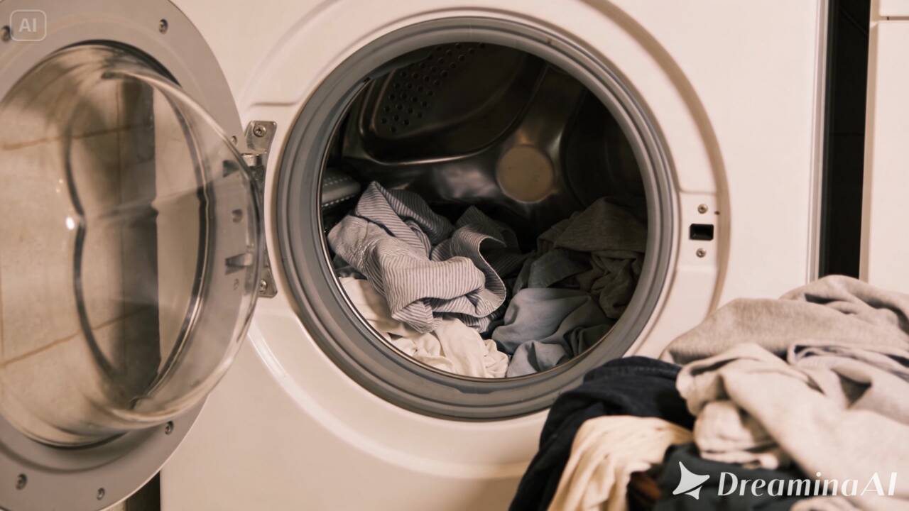 Você está colocando roupa demais na máquina? Saiba como a sobrecarga dificulta a movimentação dos tecidos e por que o tipo de peça também importa.