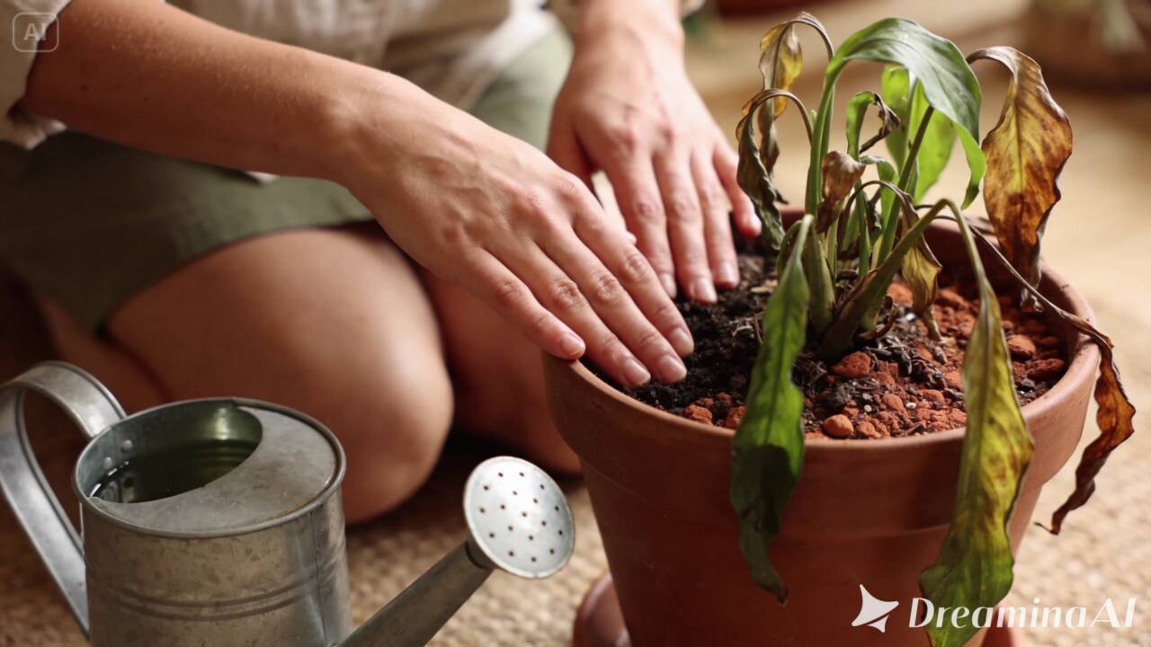 Colocar mais &aacute;gua em uma planta murcha pode piorar o problema. Veja como identificar se o substrato est&aacute; seco ou encharcado antes de regar novamente.