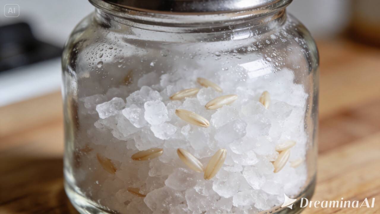 Alguns grãos de arroz no saleiro podem ajudar a manter o sal mais solto. Saiba como o truque funciona e quais cuidados melhoram a conservação.