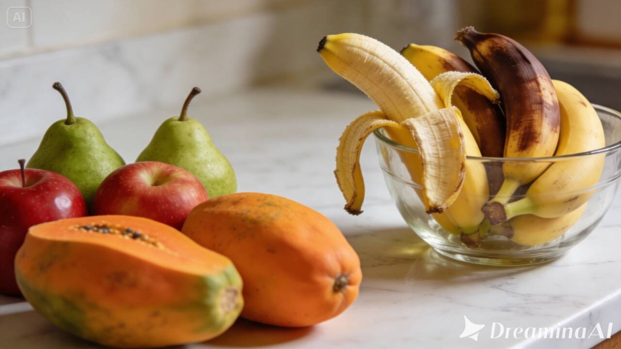 Deixar banana junto com outras frutas pode acelerar o amadurecimento em alguns casos. Saiba como o etileno funciona e organize melhor sua fruteira.