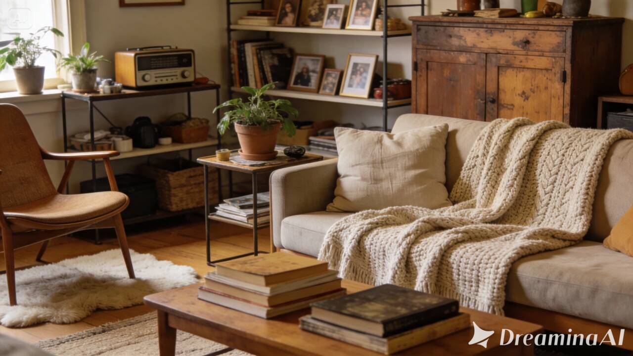 Menos sala de revista, mais casa de verdade: veja como criar um ambiente elegante e acolhedor usando peças com história, texturas e materiais naturais.