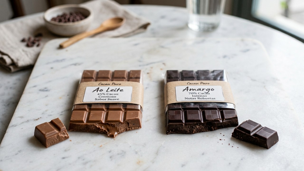 Compreender a composi&ccedil;&atilde;o dos ingredientes transforma completamente a experi&ecirc;ncia sensorial ao degustar um chocolate de alta qualidade.