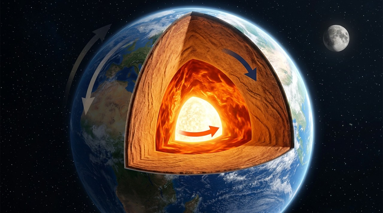 Como não existe acesso direto ao centro da Terra, geofísicos usam ondas sísmicas como uma espécie de ferramenta de investigação.