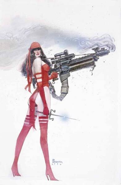 Elektra: Assassina é um dos trabalhos que consolidaram a linguagem experimental de Bill Sienkiewicz.