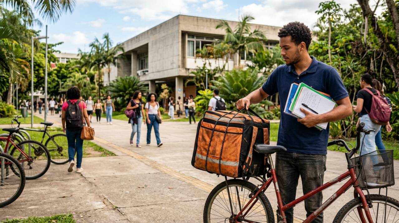 Na família de Lucas, ninguém havia cursado faculdade.