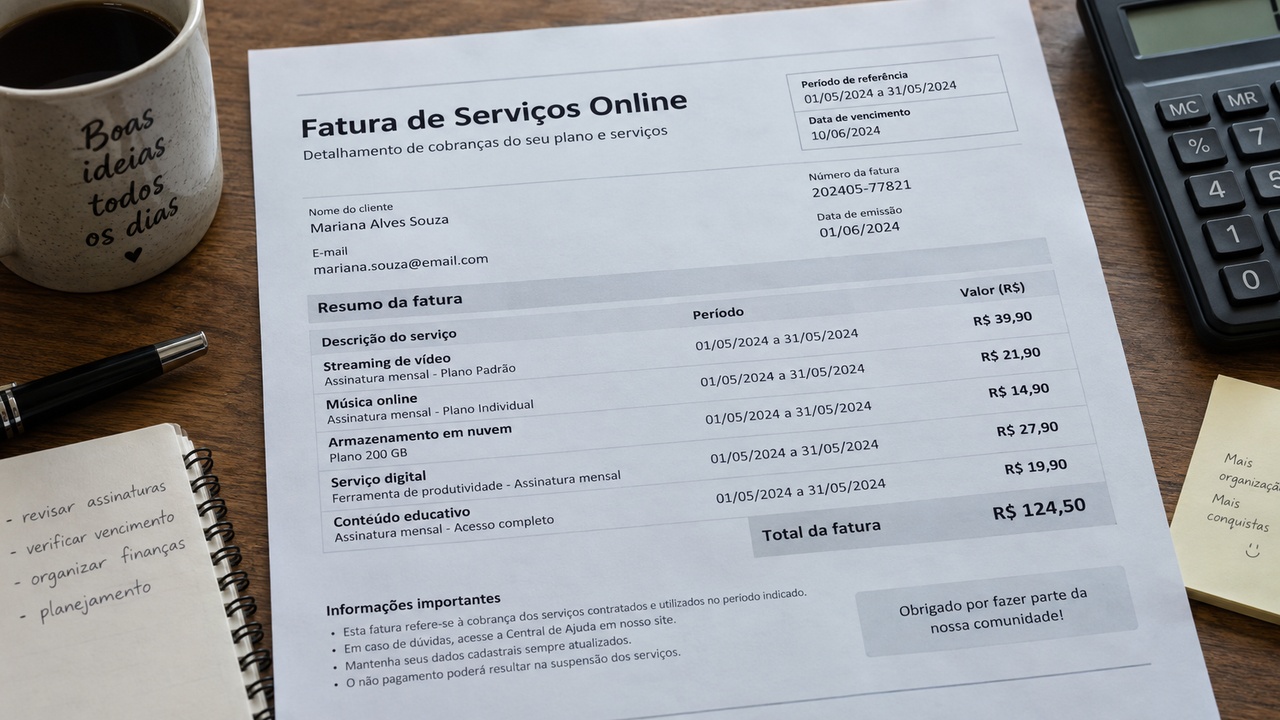 Conferir contratos ajudou a recuperar valores cobrados durante meses.