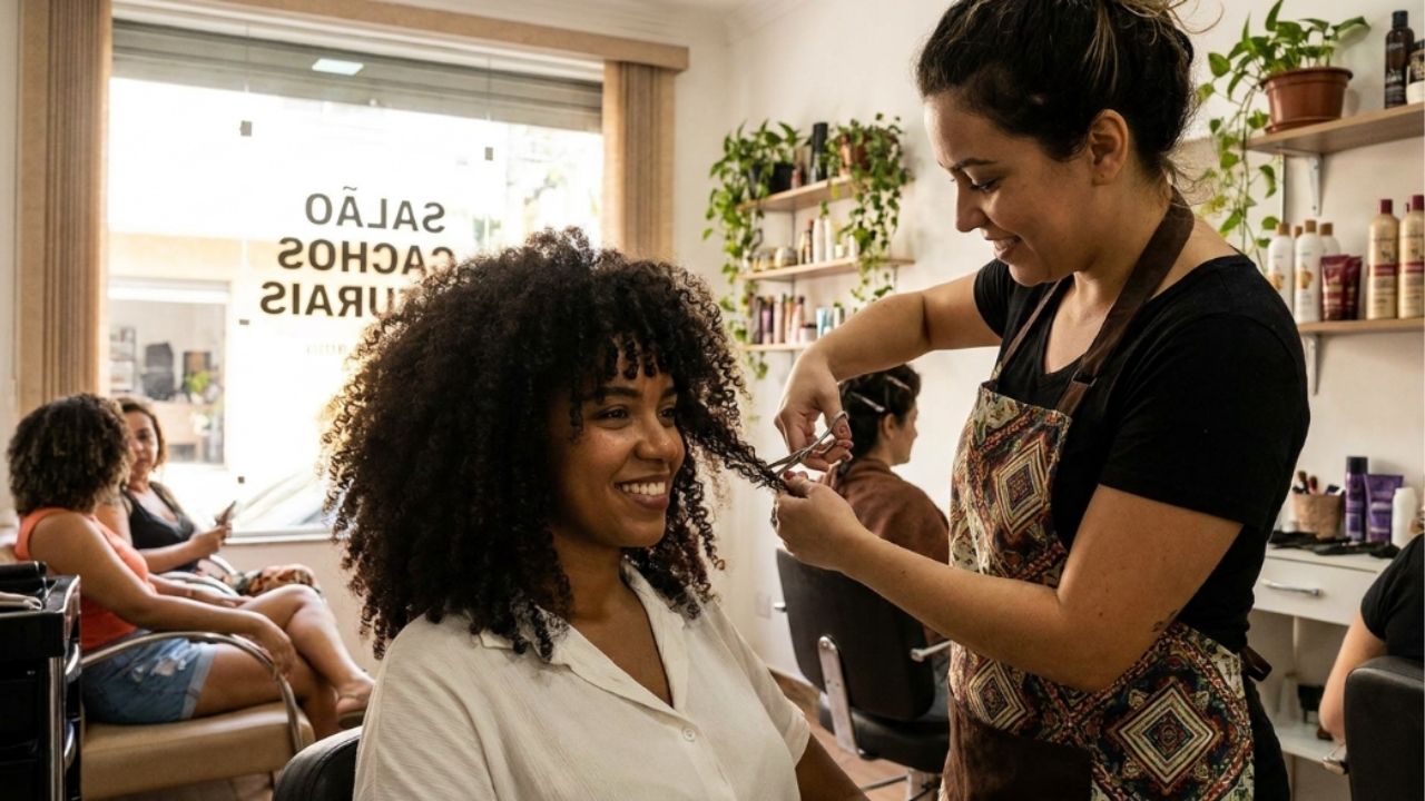Especialistas explicam como a franja se adapta aos cachos