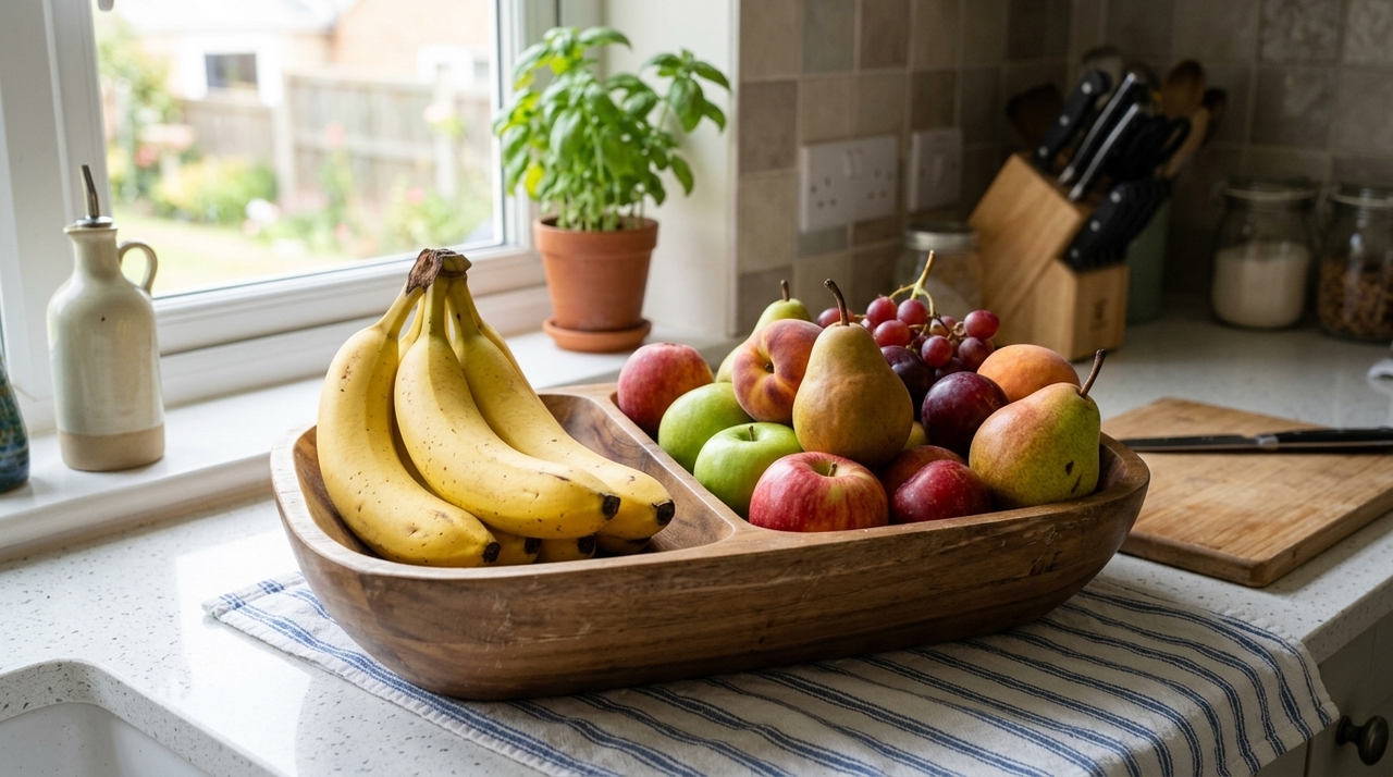 A banana é uma fruta climatérica e produz etileno durante o processo de amadurecimento.