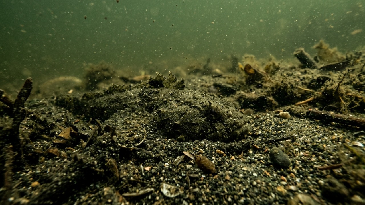 Seus espinhos venenosos oferecem risco a pescadores e banhistas desatentos.