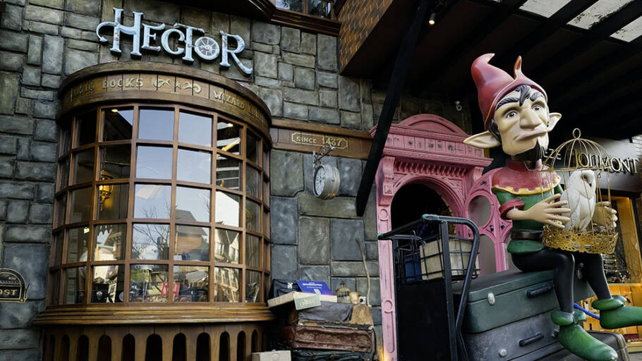 Fachada do restaurante temático Ferrovia Secreta, em Gramado