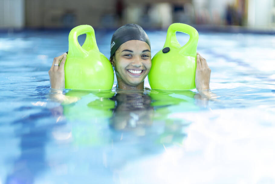 A Hidro Turbo, da Bodytech, transforma a piscina em um circuito de alta intensidade