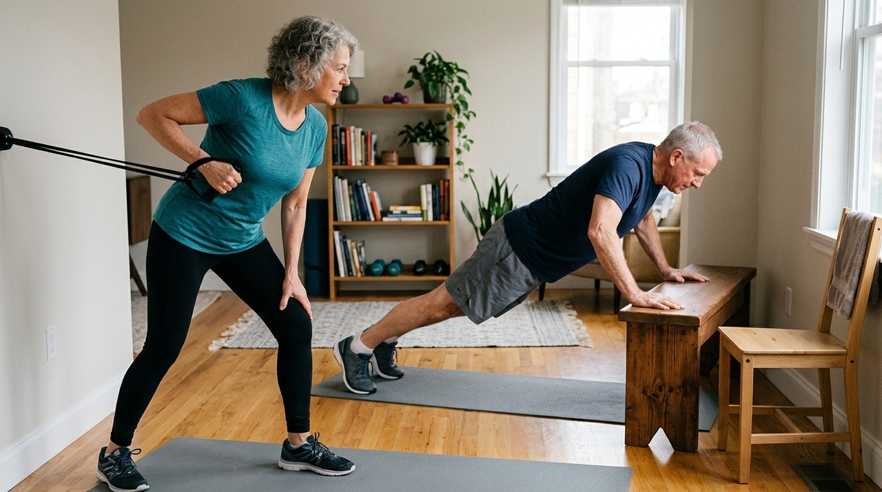 Caminhar movimenta grandes grupos musculares e beneficia coração, circulação e disposição.