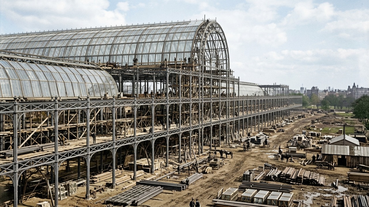 O Palácio de Cristal transformou indústria, arquitetura e poder imperial em espetáculo.