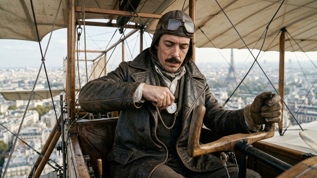 Santos Dumont inspirou Cartier a criar um relógio de pulso prático.
