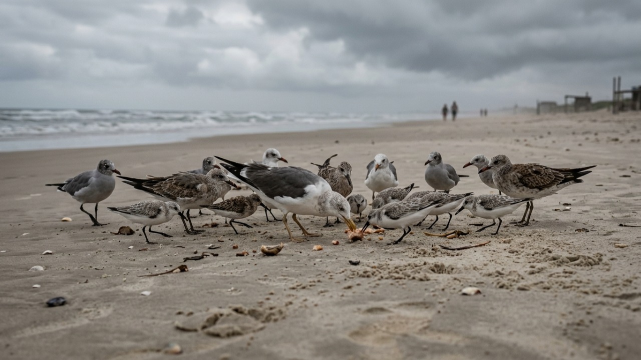 Mudanças no vento e no mar alteraram primeiro o comportamento das aves