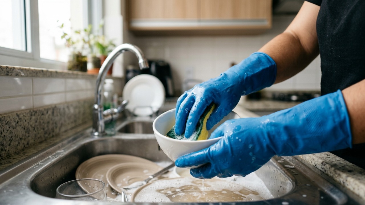 Luvas reduzem contato com produtos e protegem unhas e cutículas