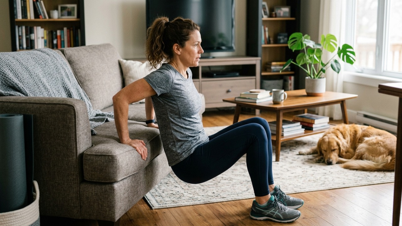 Aprender cada movimento separadamente torna o treino doméstico mais seguro.