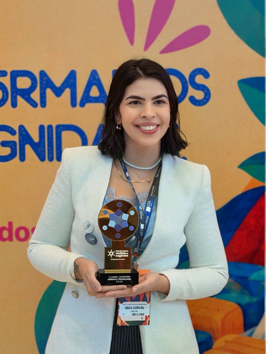 Tábata Diniz, vencedora do Prêmio Sebrae Mulher de Negócios