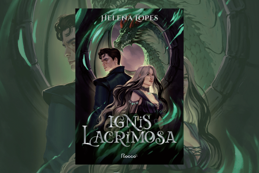 “Ignis Lacrimosa” coloca bruxos e alquímicos diante de uma maldição que ameaça os dois povos (Imagem: Reprodução digital | Editora Rocco)