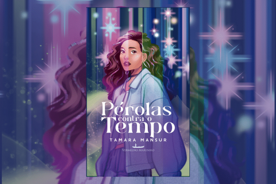 “Pérolas Contra o Tempo” acompanha Pérola diante de uma tragédia e de um vizinho misterioso (Imagem: Reprodução digital | Editora Vermelho Marinho)