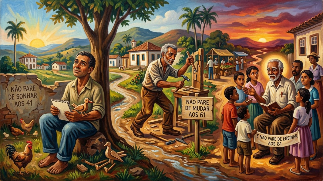 A maturidade plena se revela na capacidade de renovar caminhos e partilhar sabedoria com as pr&oacute;ximas gera&ccedil;&otilde;es.