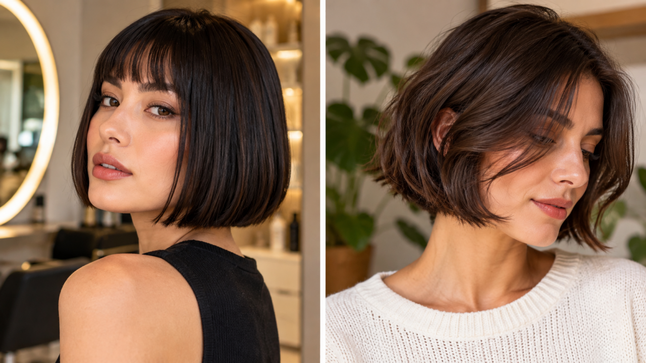 Quer um corte curto e moderno sem muitas camadas? Conheça o Japanese bob, veja como ele funciona em diferentes texturas e quais cuidados ajudam a manter o formato.