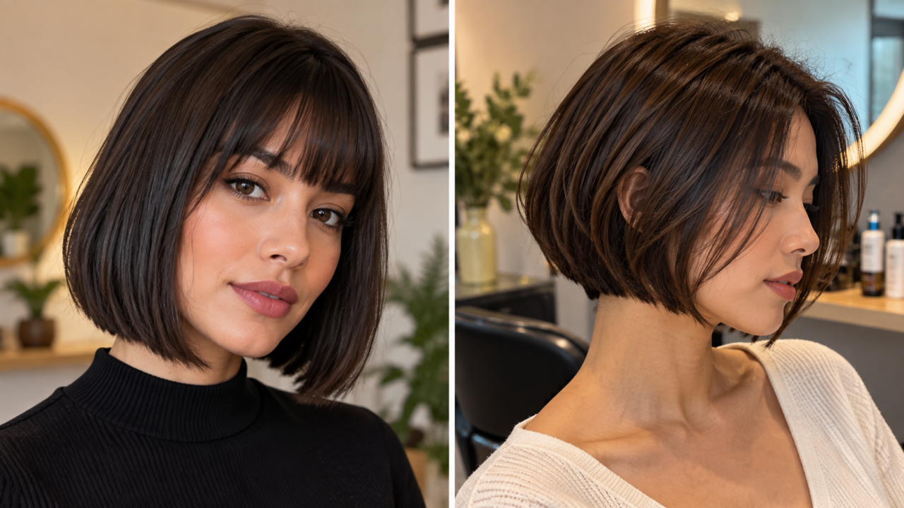 O Japanese bob pode ser uma alternativa aos cortes muito elaborados. Conheça suas características, versões com franja e como o comprimento muda o efeito no rosto.