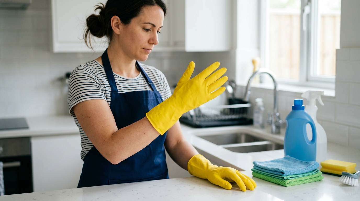 Água e produtos de limpeza podem remover componentes que ajudam a proteger a superfície da pele
