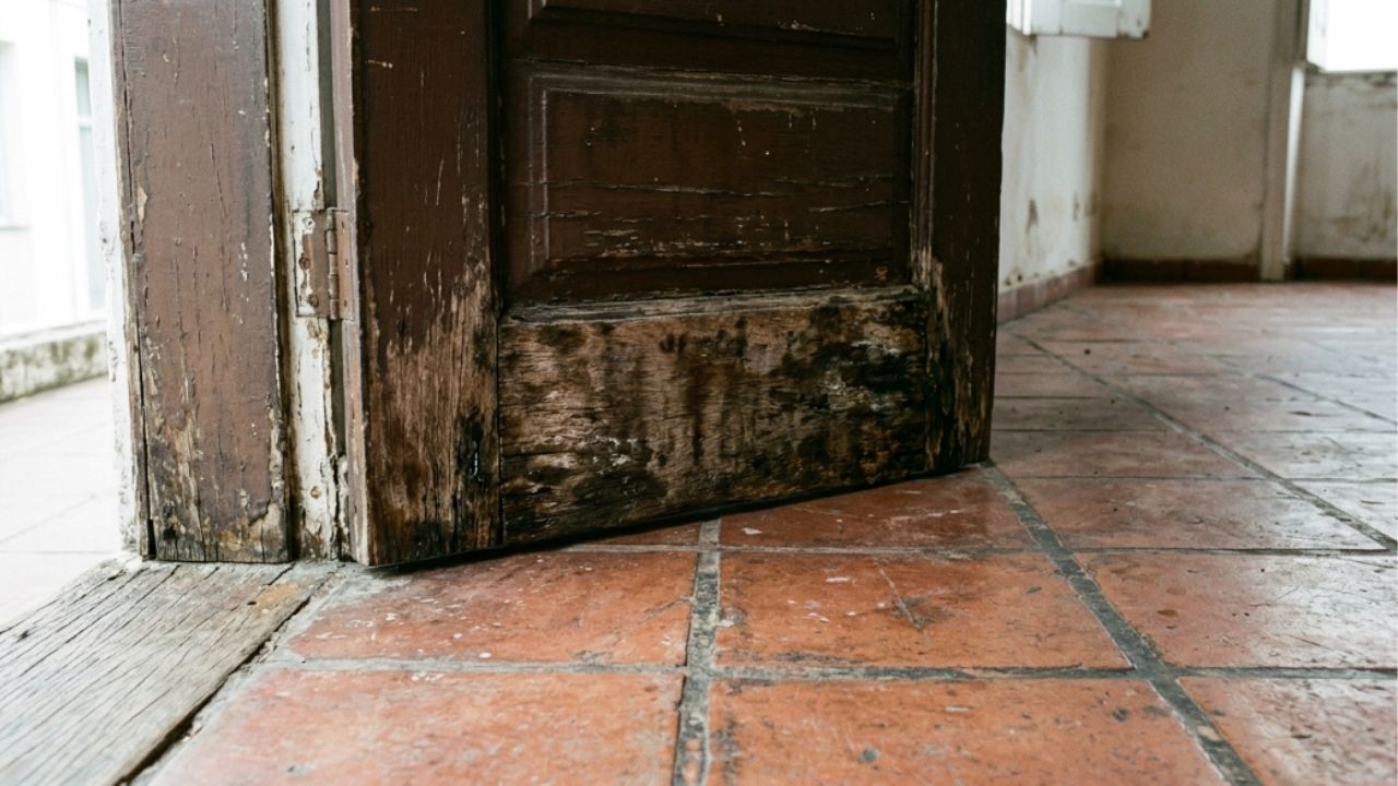 Selar todas as faces da porta ajuda a evitar o empenamento