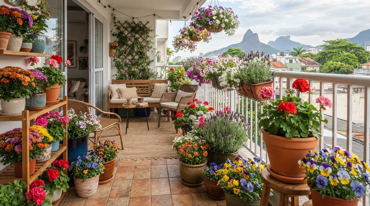 O gerânio é uma das melhores escolhas para quem quer flores vistosas sem cuidados complicados.