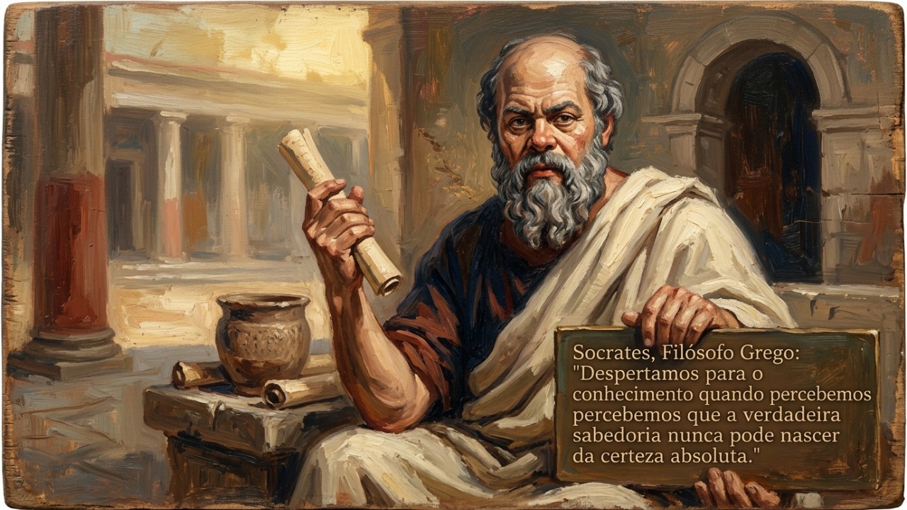 O abandono de certezas rígidas e o reconhecimento dos próprios limites intelectuais abrem caminho para uma sabedoria autêntica e reflexiva.