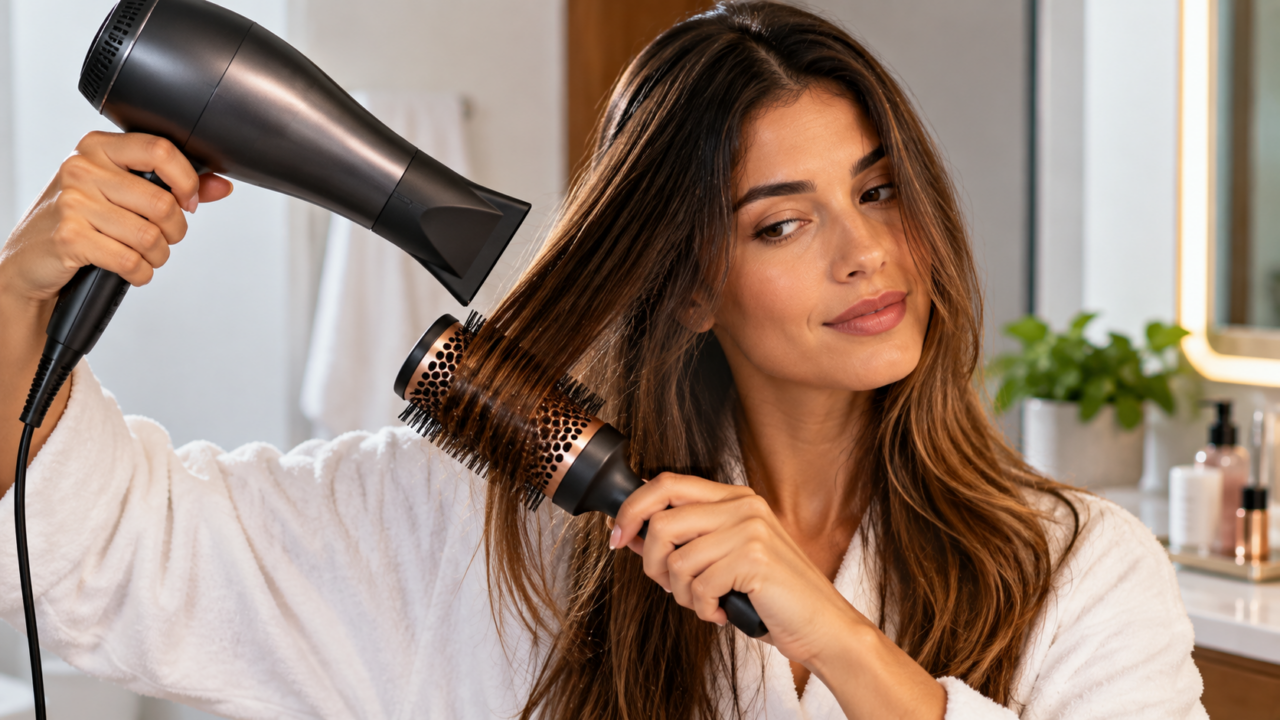 Quer secar o cabelo sem aumentar o ressecamento? Saiba como movimentar o secador, controlar a temperatura e usar protetor térmico corretamente.