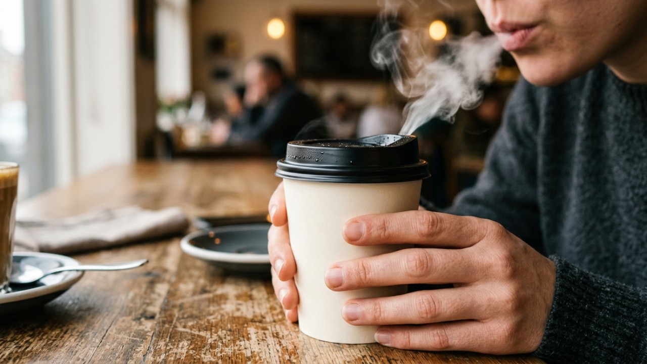 Esse detalhe de design inteligente elimina a sucção interna, facilitando tanto a remoção da tampa quanto o consumo seguro durante o deslocamento.