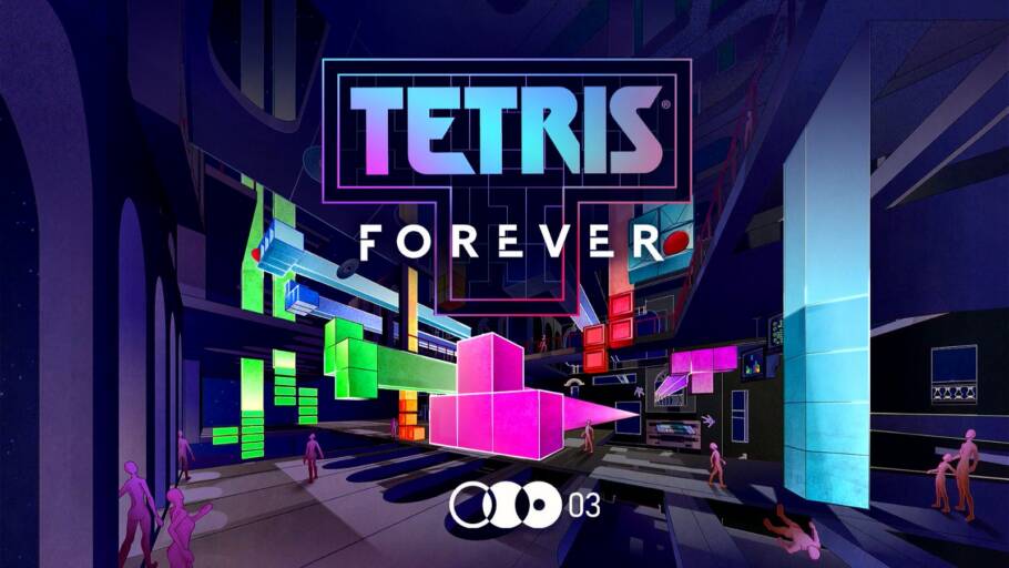 Arte de capa da coletânea Tetris Forever
