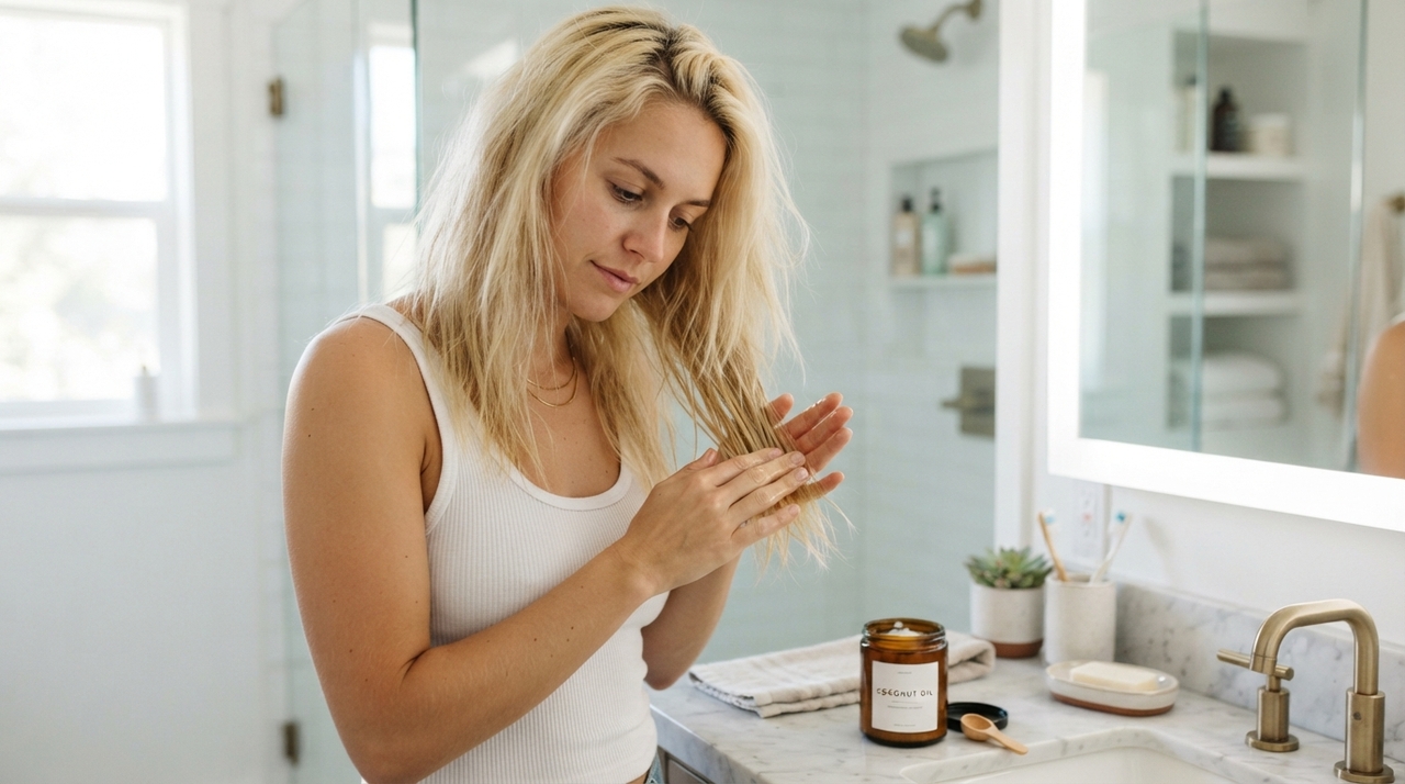 A descoloração oxida pigmentos, mas também altera proteínas e lipídios da fibra.