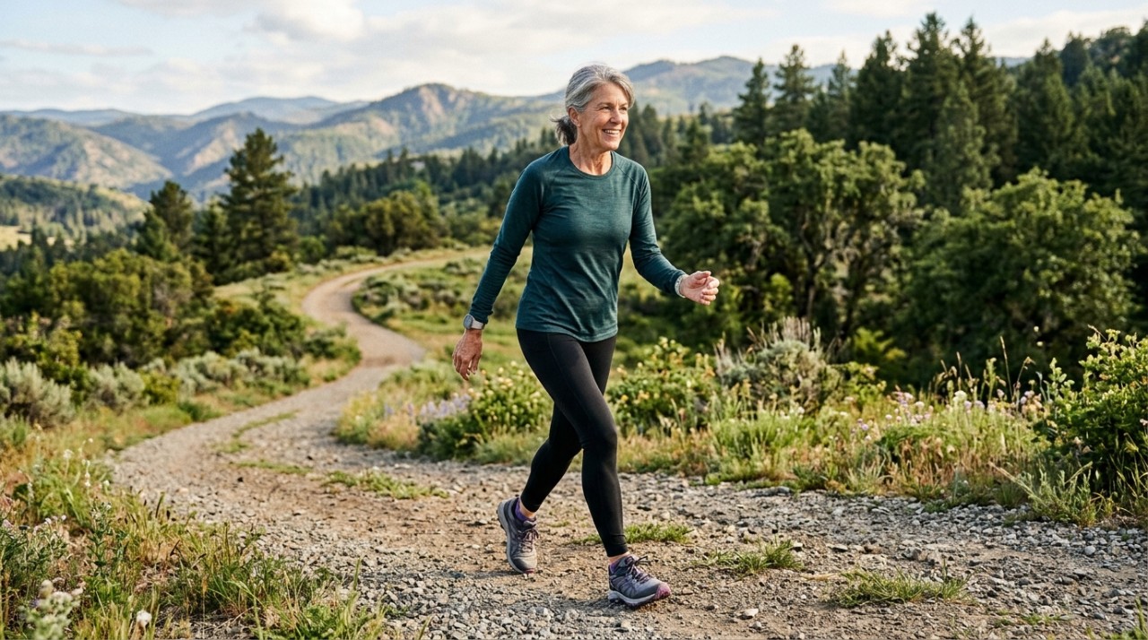 O objetivo é transformar uma caminhada relaxada em um movimento mais consciente, não criar uma postura rígida
