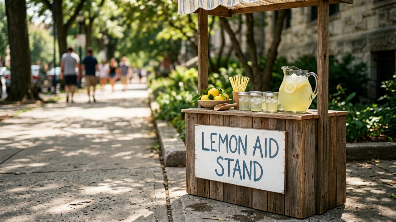 A união de voluntários e vizinhos transformou uma pequena meta de limonada em um grande evento de solidariedade regional.