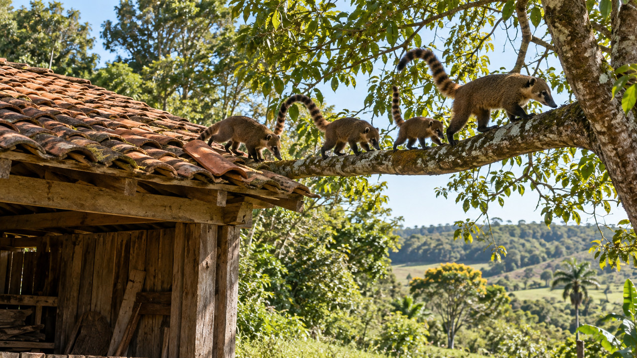 Fechar o acesso retirou o alimento sem perseguir os animais silvestres.