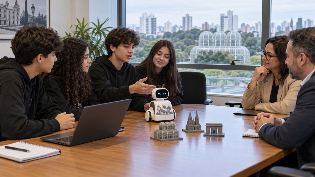 A tecnologia pode ajudar visitantes a conhecer a história cultural da cidade.