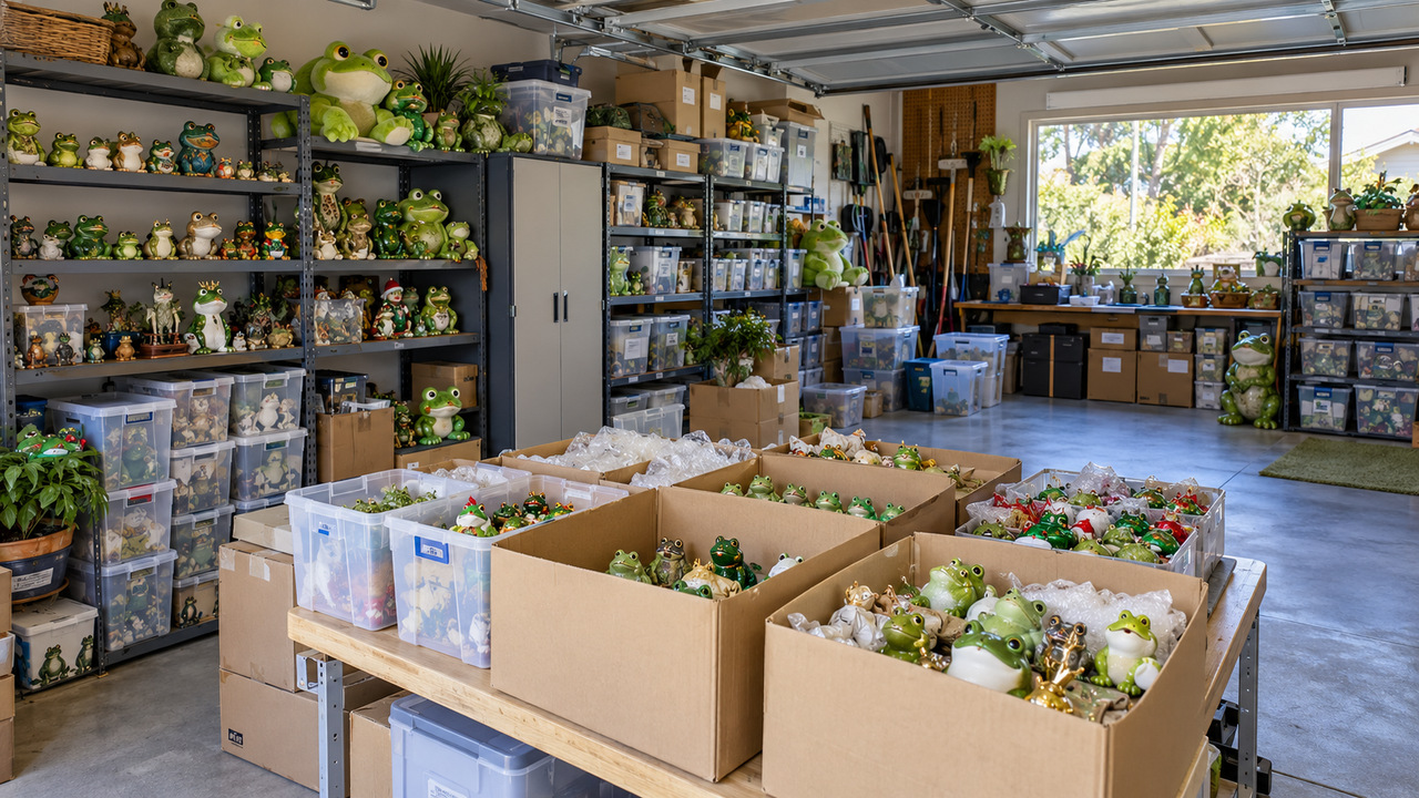 O acervo cresceu tanto que exigiu a compra de outra casa.