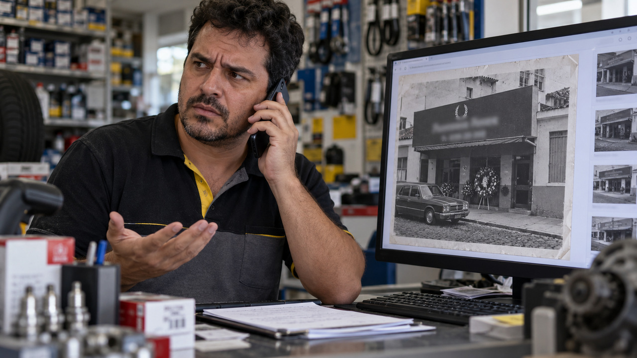 Daniel recebia ligações frequentes de desconhecidos procurando informações sobre uma funerária.