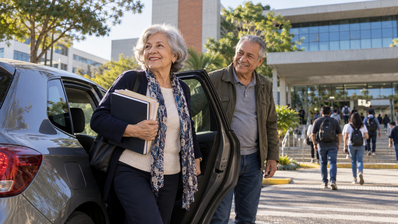 A estudante pretende concluir sua graduação por volta dos 80 anos.