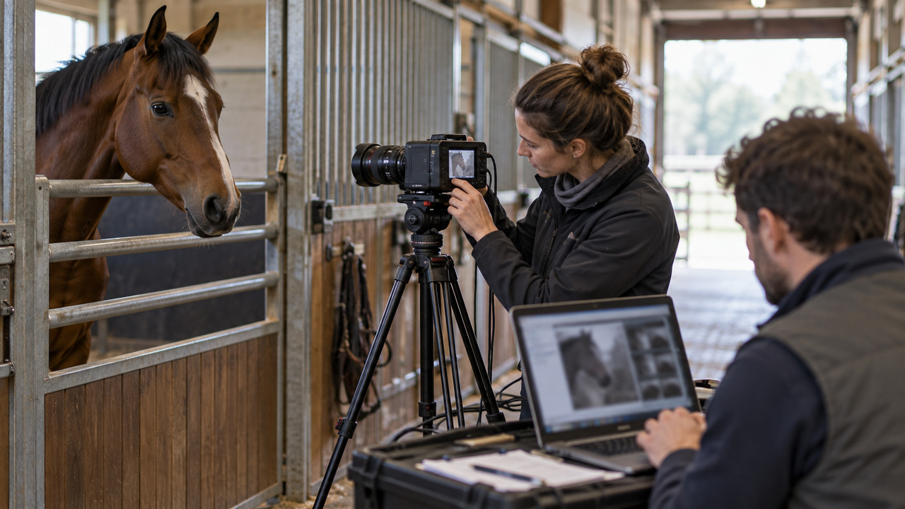 Olhos, narinas e lábios participam da comunicação facial dos cavalos.