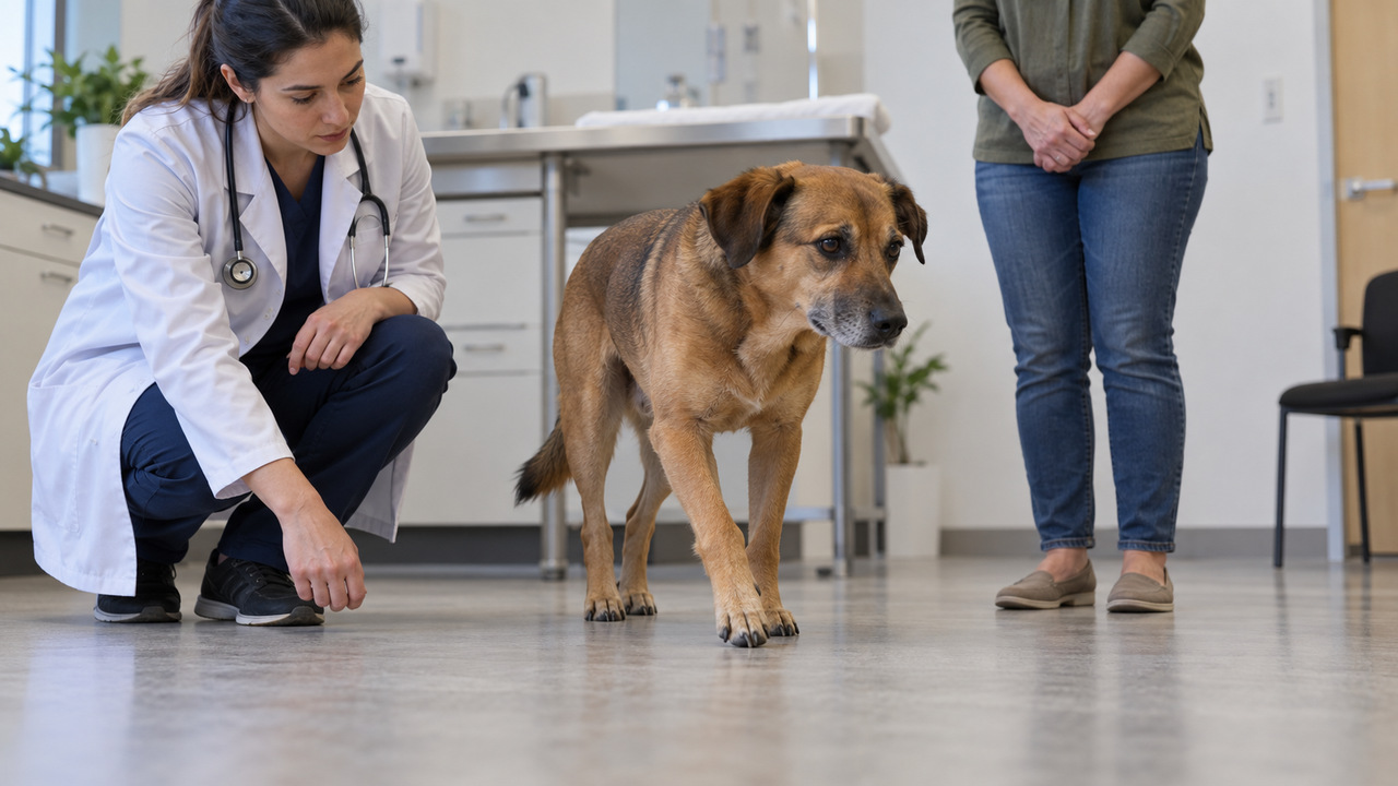 Vermelhidão, inchaço e dificuldade para caminhar exigem atenção veterinária.
