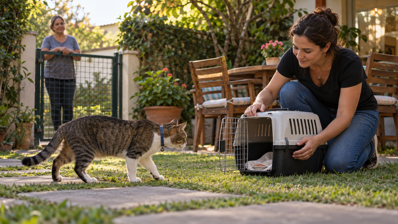 A entrega do animal pode evitar a necessidade de entrada na propriedade.