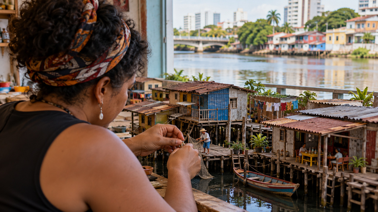 Suas obras valorizam histórias, trabalhadores e relações entre moradores.