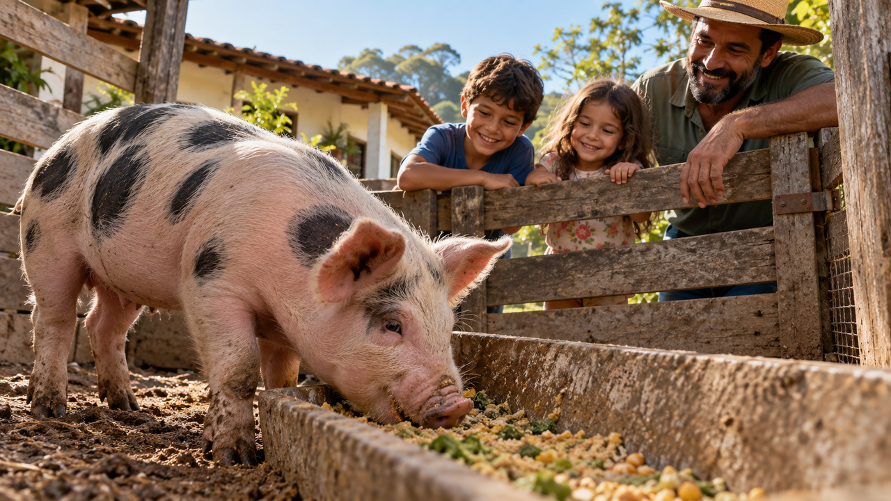 A família precisou conversar sobre afeto, criação e destino do animal.
