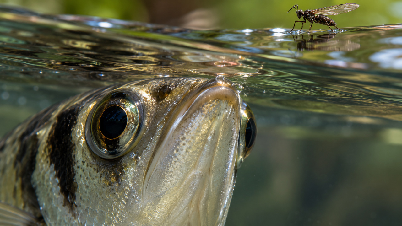 A refração da luz torna a mira do peixe mais complexa.