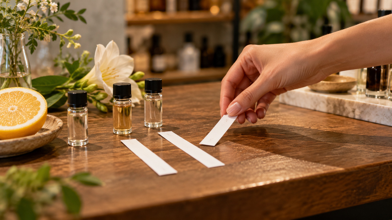 Fragrâncias cítricas, florais e aquáticas costumam transmitir sensação de frescor.
