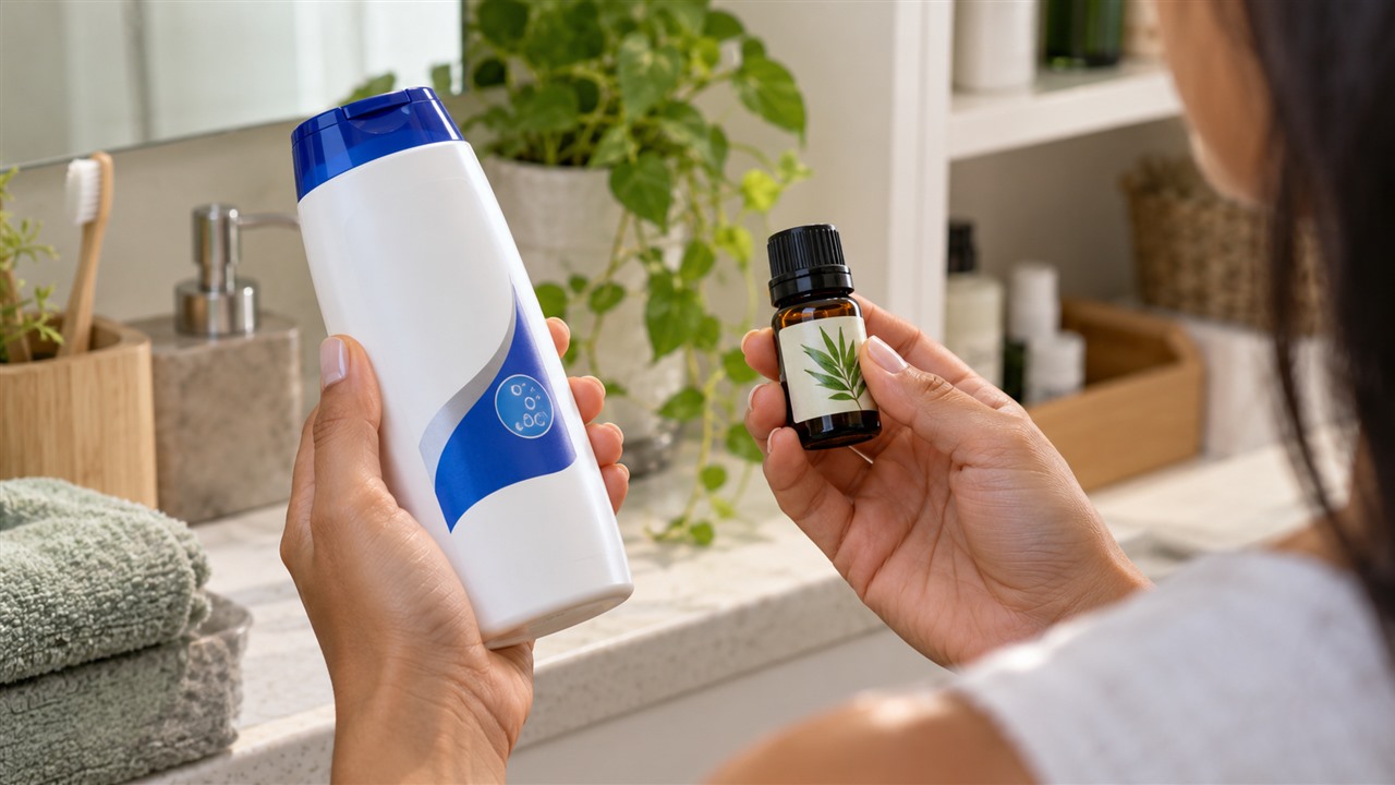 Melaleuca aparece em produtos estudados para casos leves de caspa.